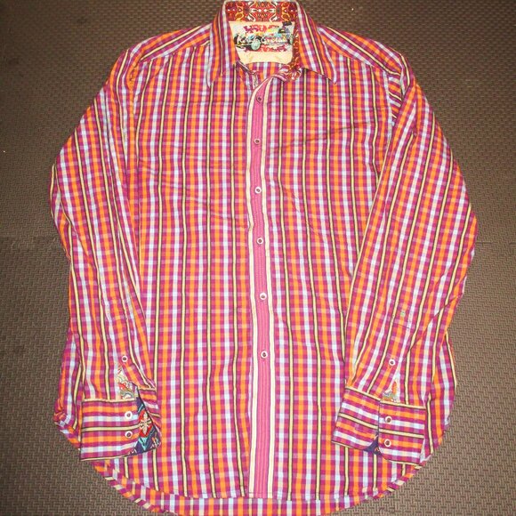 Robert Graham Button Down Shirt Men's Size M - Picture 1 of 6